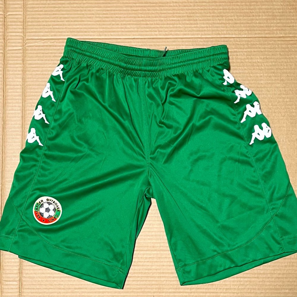 Green Kappa Athletic Streetwear Soccer Shorts X-Large